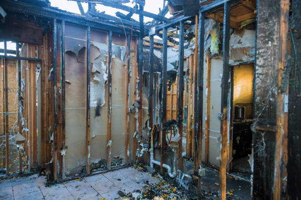 Professional Fire Damage Removal technician working in Cheyney, PA